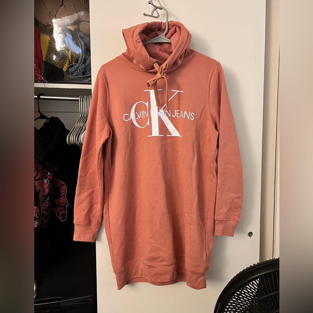 Calvin Klein long hoodie size small